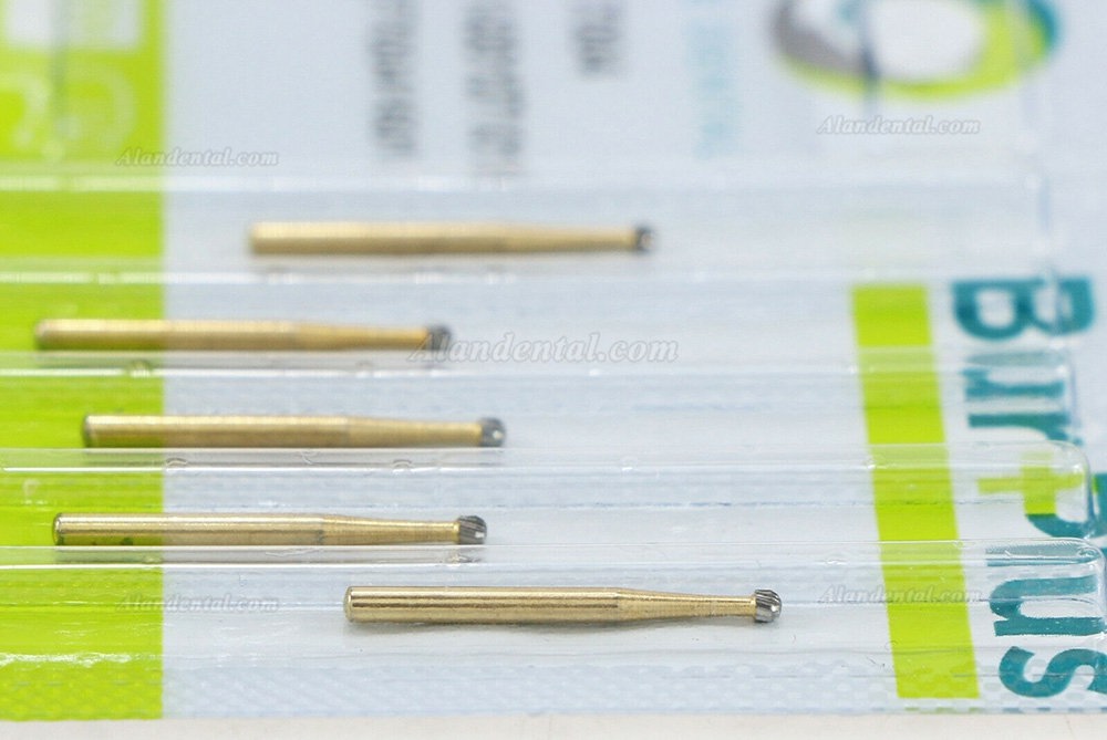 10Pcs WAVE Dental TF 7004 High Speed Drill Trimming Finishing Carbide Round Bur